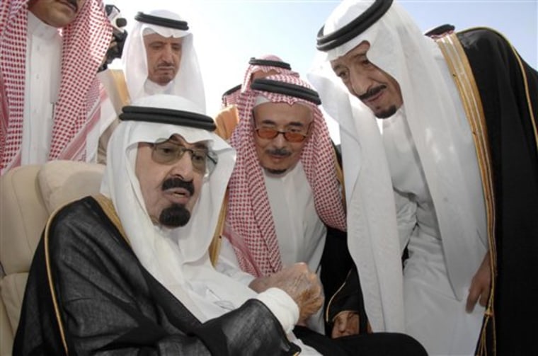 King Abdullah bin Abd al-Aziz,  Prince Salman bin Abd al-Aziz